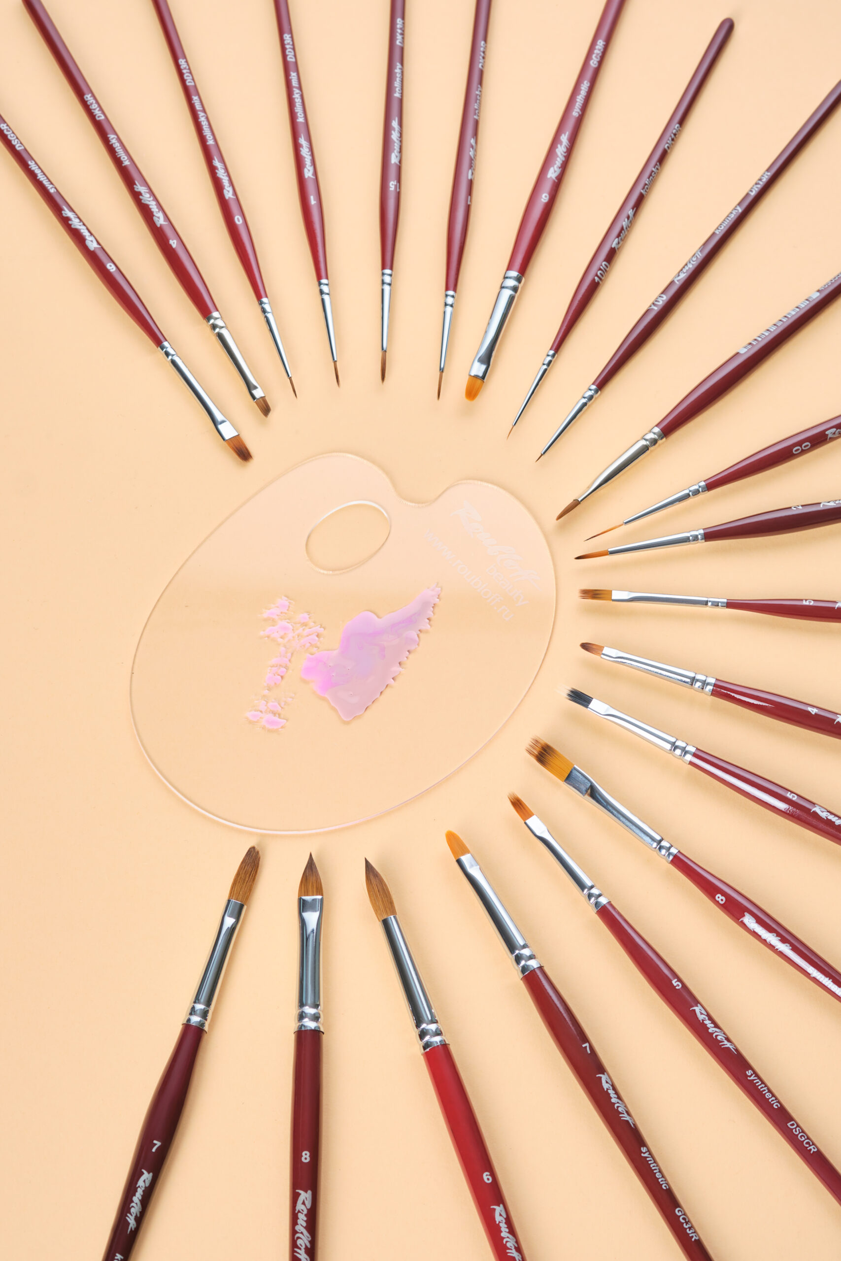 Prémium díszítő ecset - Roubloff 00 - Image 6